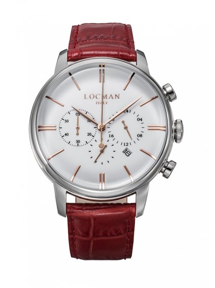 Orologio Locman Uomo Classic 1960 in Acciaio 0254A08R-00WHRGPR - 0254A08R-00WHRGPR